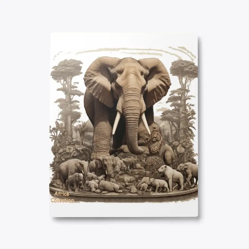 South African Elephant Art