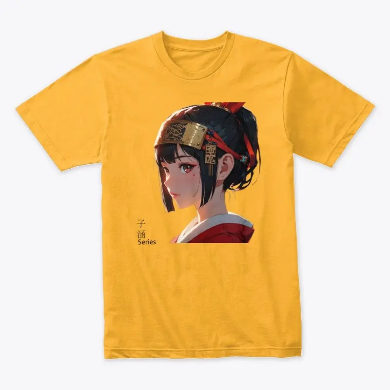 Elegant Royal Japanese Girl Tee